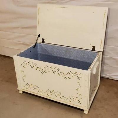 Small Handpainted Wooden Chest