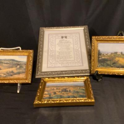 (4) Framed Pictures 