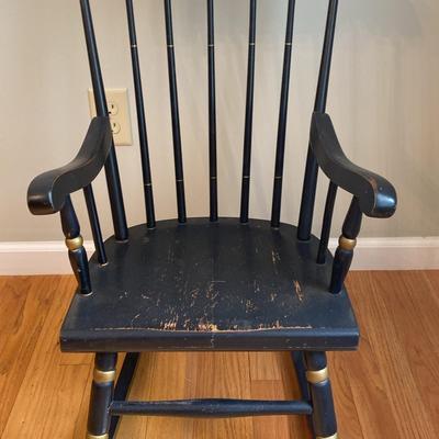Hitchcock Style Child's Rocking Chair