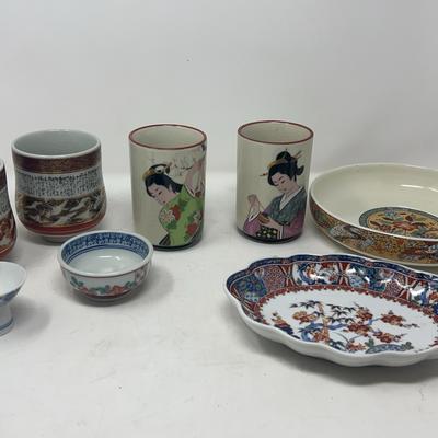 Oriental Dishes And Cups