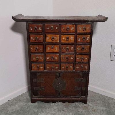 Asian Apothecary Cabinet