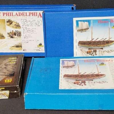 MODEL SHIP KITS BY MODEL SHIPWAYS AND MAMOLI
