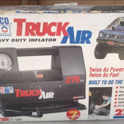 AC-DELCO TRUCK AIR 12 VOLT HEAVY DUTY INFLATOR