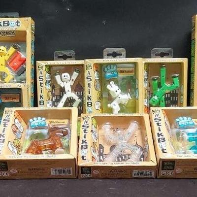 LARGE COLLECTION OF STIKBOTS 