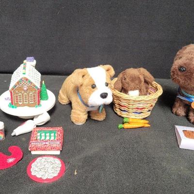 AMERICAN GIRL - PETS AND CHRISTMAS ACCESSORIES 