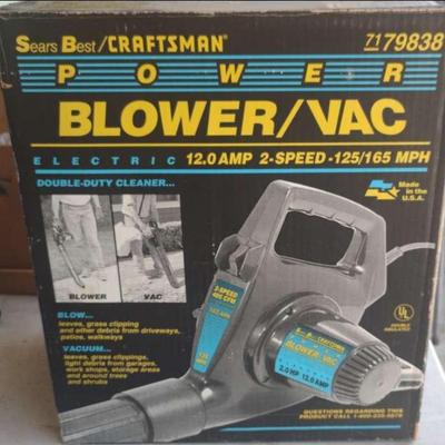 CRAFTSMAN ELECTRIC POWER BLOWER/VAC - NEW IN BOX