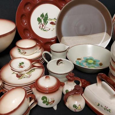 "HARVEST" DINNERWARE BY BROCK OF CALIFORNIA 