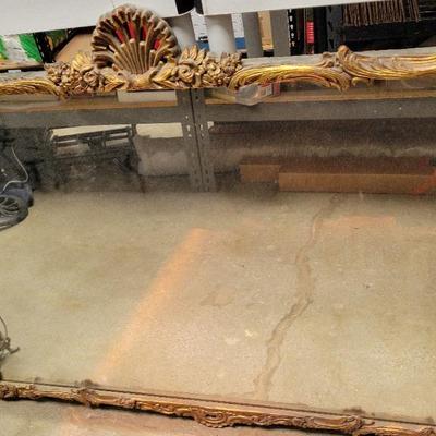 IMPRESSIVE LARGE VINTAGE MIRROR 