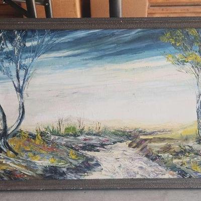 ORIGINAL LANDSCAPE PAINTING BY MOORE