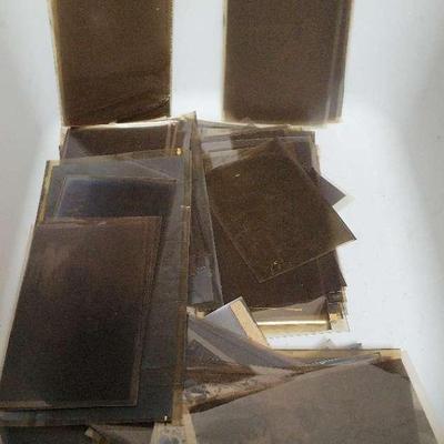 COLLECTION OF OLD PHOTOGRAPHIC NEGATIVES