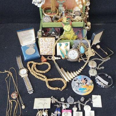 14K GOLD AND STERLING SILVER JEWLERY 