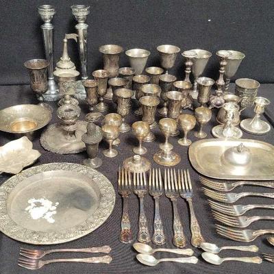 HUGE COLLECTION OF SILVER PLATED ITEMS