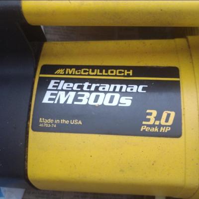 MCCULLOCH ELECTROMAC EM300S ELECTRIC CHAINSAW