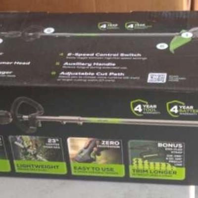 GREENWORKS RECHARGEABLE 80 17-IN STRING TRIMMER - NEW IN BOX