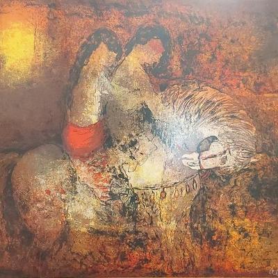 "UNTITLED" LITHOGRAPH NUMBERED PRINT BY HOI LEBADANG 