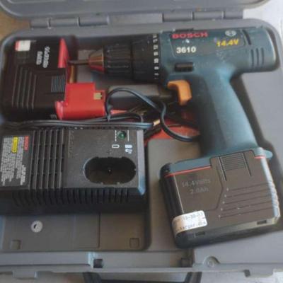 BOSCH MODEL 3610 14.4 BOLT RECHARGEABLE DRILL SET