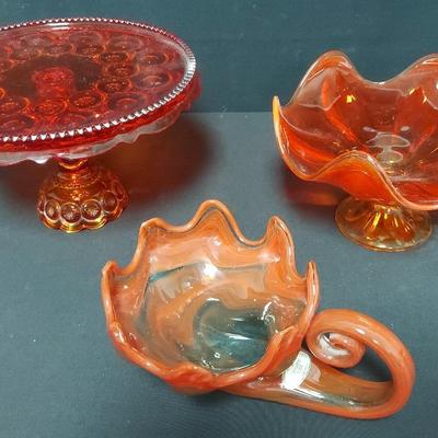 ORANGE GLASS BEAUTIES