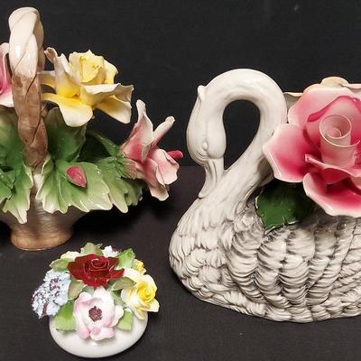 VINTAGE CAPODIMONTE AND ROYAL DOULTON