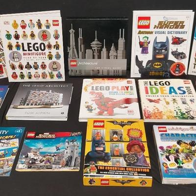 VARIETY OF LEGO BOOKS
