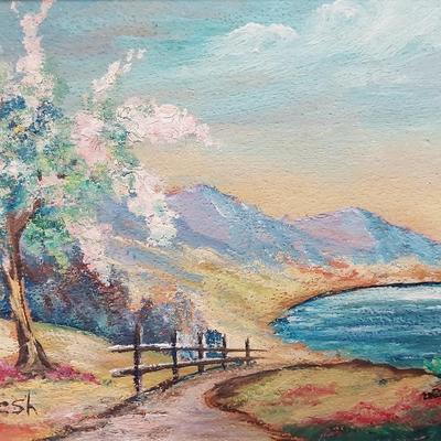 PETITE ORIGINAL PAINTING BY RUBY DOBESH
