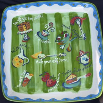 Becky Denny Southern Sayin Square Plate
