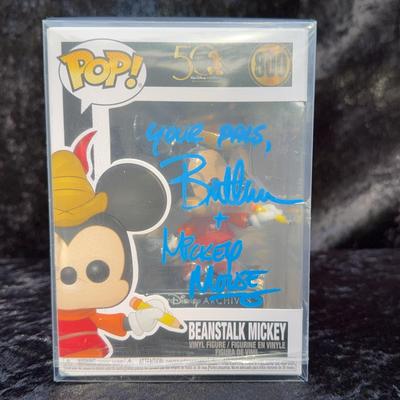 NIB Beanstalk Mickey Funko Pop! Signed Vinyl Figurine