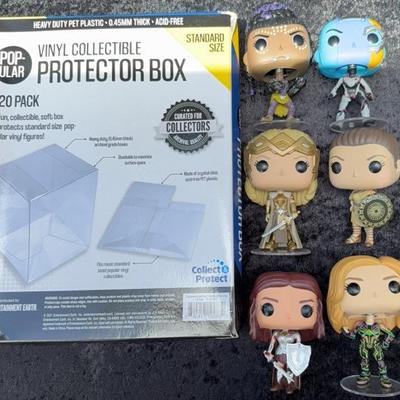 6 Marvel Funko Pops! Unboxed  - Unopened Box 20 Soft Collector Boxes