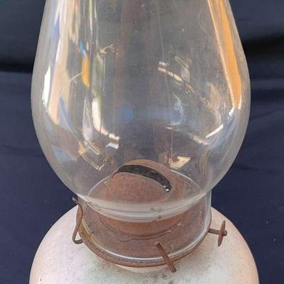 Milk Glass Oil Lamp Burner