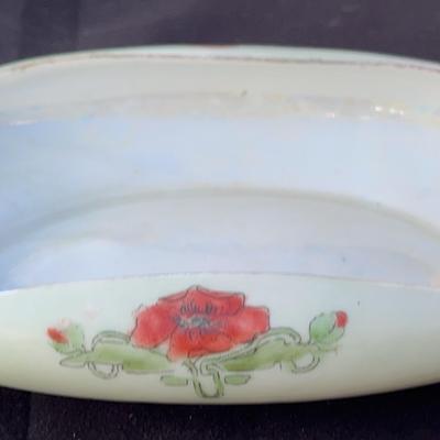 Unique Bavarian Fine China Dish -hand Painted