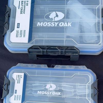 2 Mossy Oak Waterproof Bait Cases