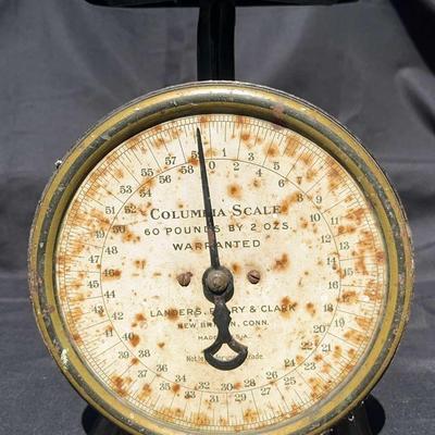 Vintage Columbia Family Scale -60lb- Landers Frary Clark