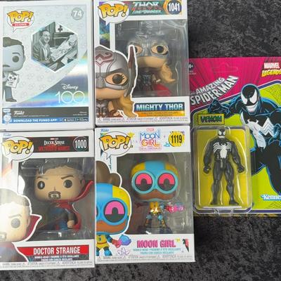 New In Box Disney And Marvel Figurines Funko Pop! Group #1