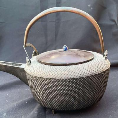 Cast Iron Japanese Vintage Sake Kettle 