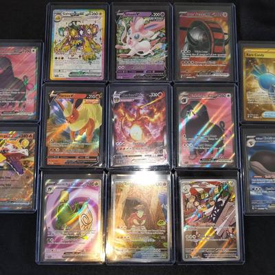 Charizard VMax Promo + Collection Of Promo, Untra Rare, Hyper Rare, & Double Rare Sleeved Cards