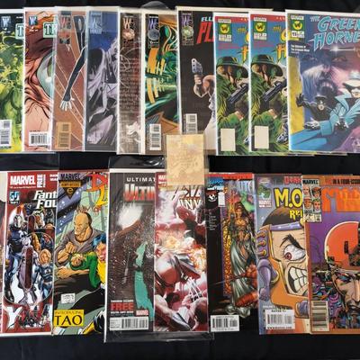 Assortment Of Collectible Comics By Marvel, Now Comics, & Wildstar + Advance Comics Magneto Card