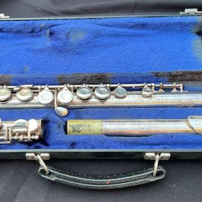 Gemmeinhardt Solid Silver Vintage Flute With Original Case