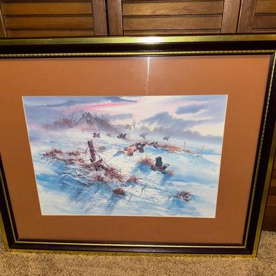 Quail Lithograph By Robert Carver