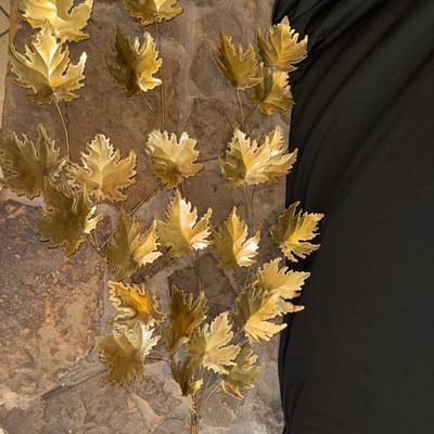 Brass Leaf Hanging 