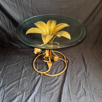 1950’s Italian Gilded Lily Table