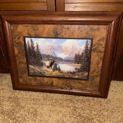 Elk Print Signed 