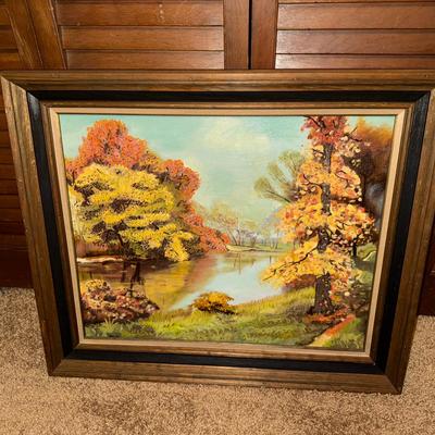 Fall Painting Signed