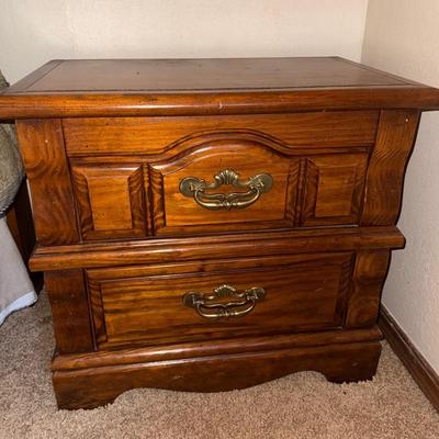 Wooden Nightstand 