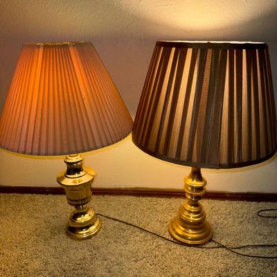 Brass Lighted Duo 