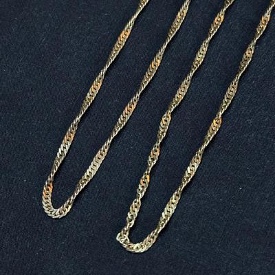Twisty Sterling Chains