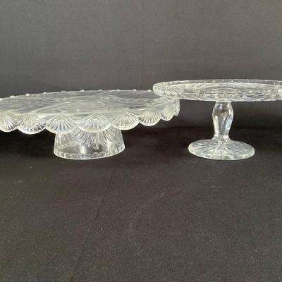 Crystal Pedestal Cake Stands 