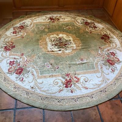 Classic Aubusson Round Rug
