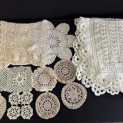 Crocheted Doilies 