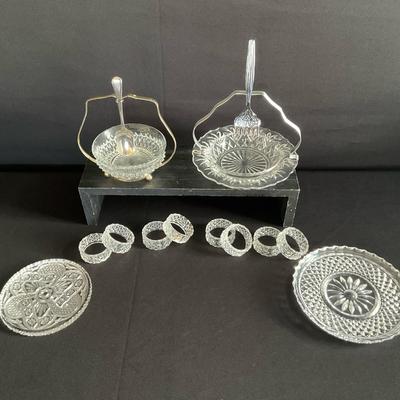 Sheffield England Crystal Dish And More