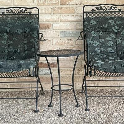 Patio Rocker Bistro Set
