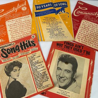 Vintage Sheet Music
